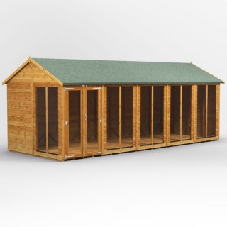 20 x 8 Power Apex Summerhouse