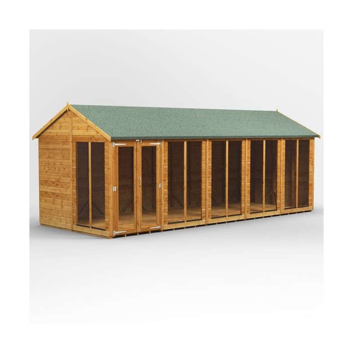 20 x 8 Power Apex Summerhouse