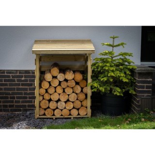 Compact Pent Log Store