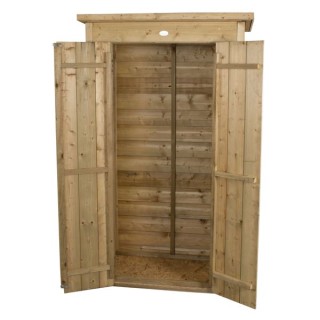 Forest Garden Pressure Treated Shiplap Pent Tall Garden Storage