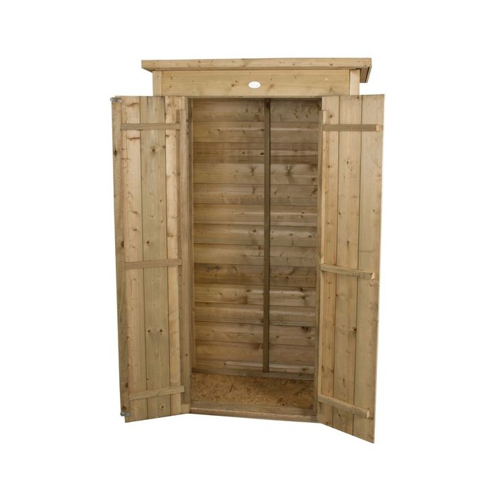 Forest Garden Pressure Treated Shiplap Pent Tall Garden Storage