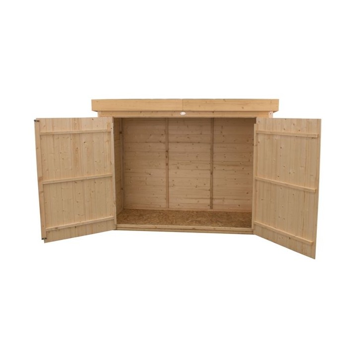 Forest Garden Pressure Treated Shiplap Pent Large Garden Storage