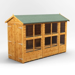 10 x 4 Power Apex Double Door Potting Shed