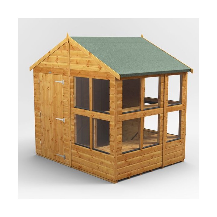 6 x 8 Power Apex Potting Shed