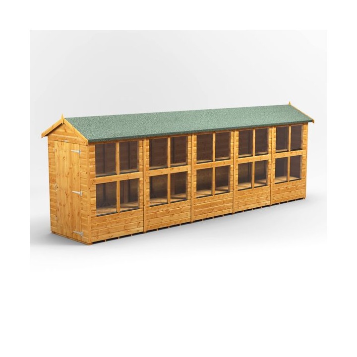 20 x 4 Power Apex Potting Shed