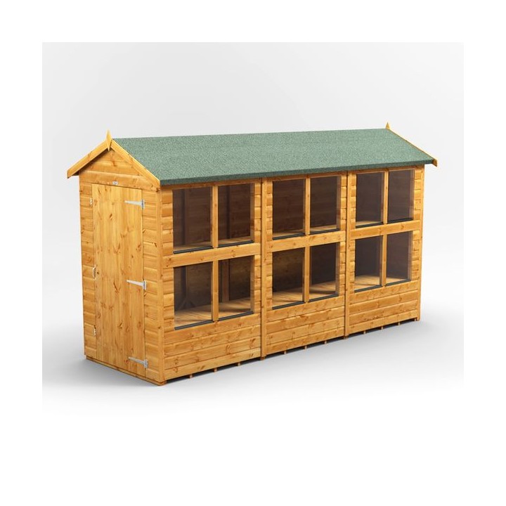 12 x 4 Power Apex Potting Shed