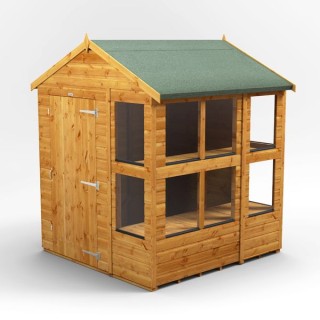 6 x 6 Power Apex Potting Shed