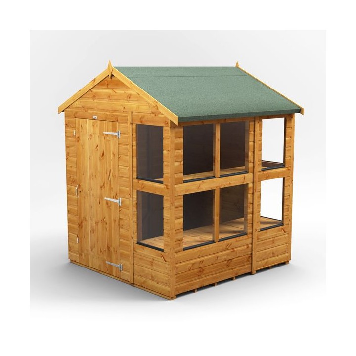 6 x 6 Power Apex Potting Shed