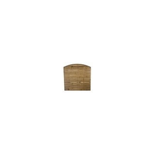 Pressure Treated Decorative Dome Top Fence Panel 6ft x 6ft Pack of 3