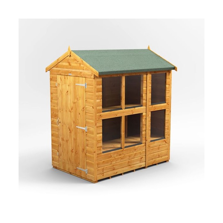 6 x 4 Power Apex Potting Shed