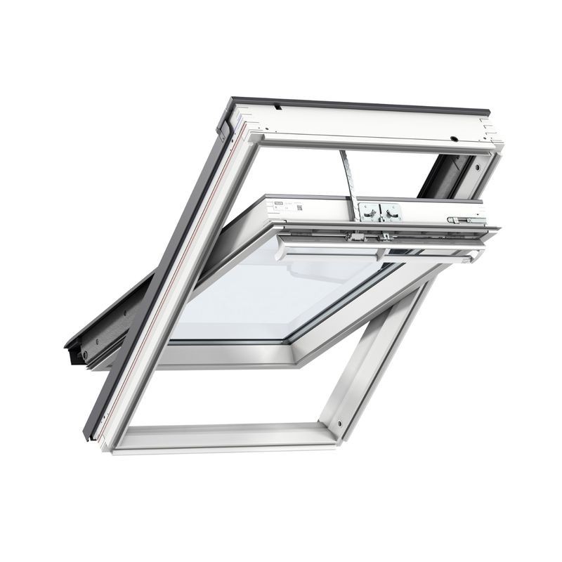 VELUX Solar Centre Pivot Roof Window White Painted 1140mm x 1178mm GGL SK06 207030