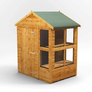 4 x 6 Power Apex Potting Shed