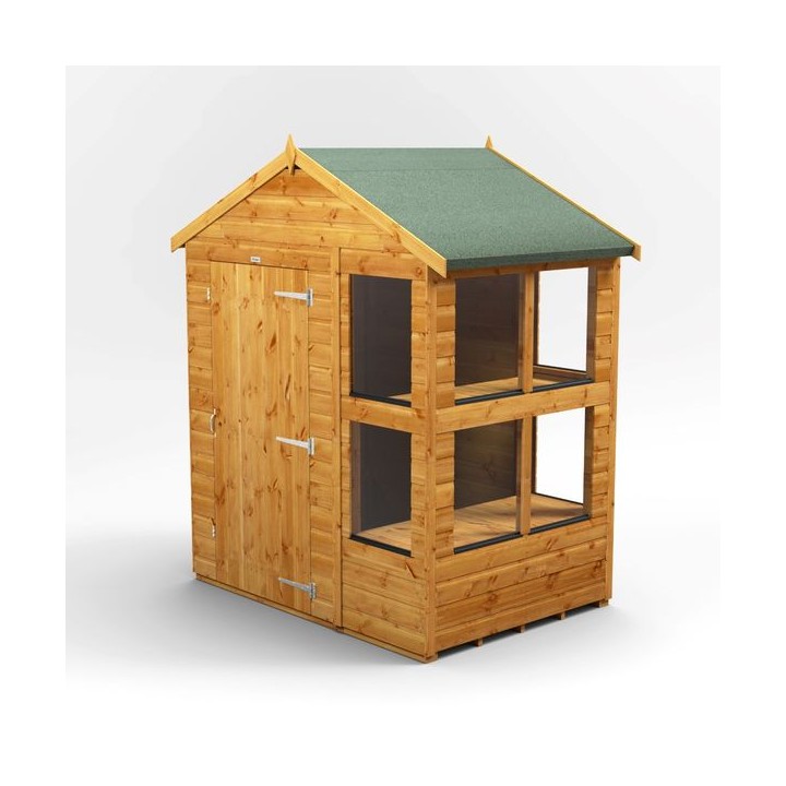 4 x 6 Power Apex Potting Shed