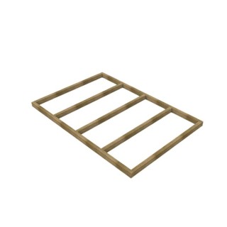 Shed Base 7ft x 5ft Installed