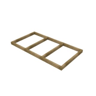 Shed Base 6ft x 3ft Installed