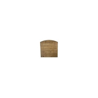 Pressure Treated Decorative Dome Top Fence Panel 6ft x 6ft Pack of 5