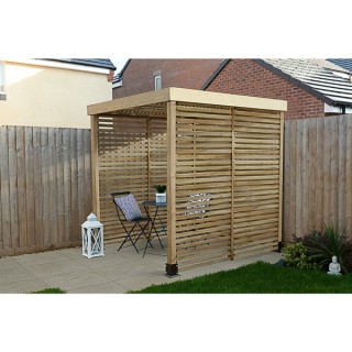 Forest Garden Modular Pergola with 3 Side Panel Pack