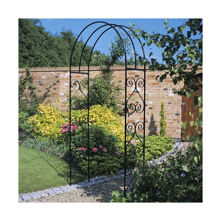 York Scroll Metal Rose Arch 305mm Deep x 1067mm Wide x 2134mm High