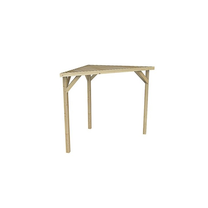 Forest Garden Slatted Corner Pergola