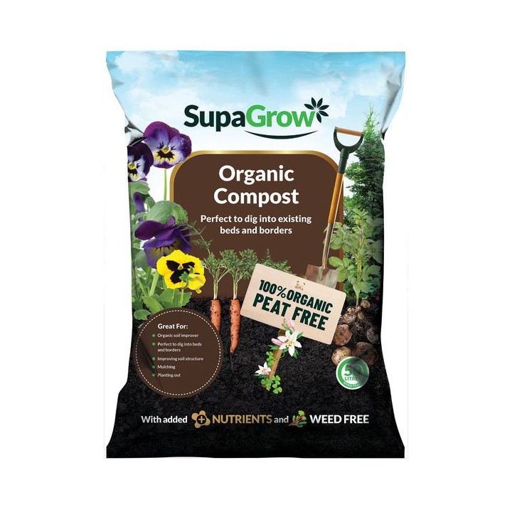 SupaGrow Peat Free Compost 50L