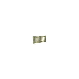 Pressure Treated Heavy Duty Pale Fence Panel 6ft x 3ft  Pack of 3