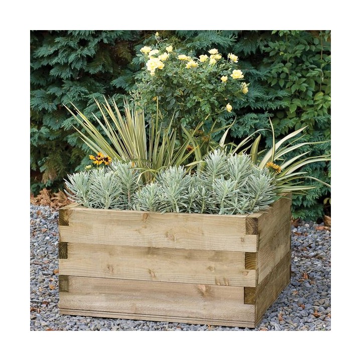 Caledonian Square Raised Bed - with Base - Home Delivery