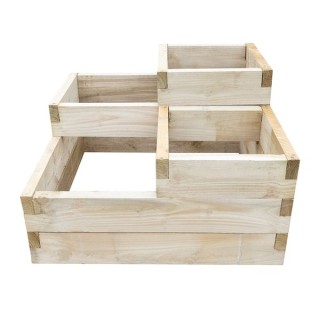 Caledonian Tiered Raised Bed Pressure Treated 600 x 900 x 900mm Home Delivered