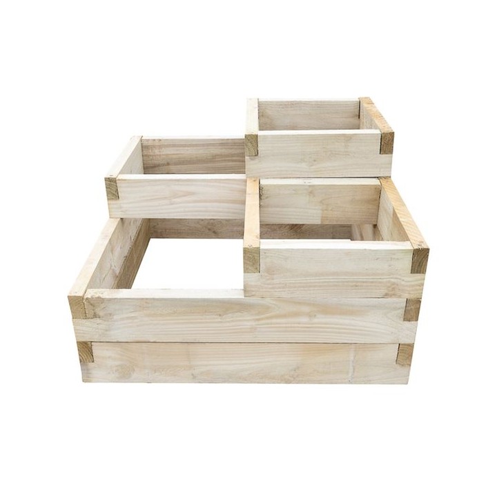 Caledonian Tiered Raised Bed Pressure Treated 600 x 900 x 900mm Home Delivered