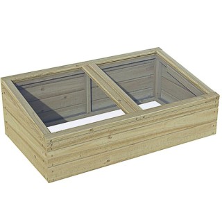 Forest Garden Large Overlap Cold Frame 380 x 1090 x 630mm Home Delivered