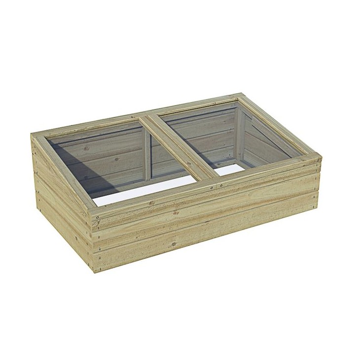 Forest Garden Large Overlap Cold Frame 380 x 1090 x 630mm Home Delivered