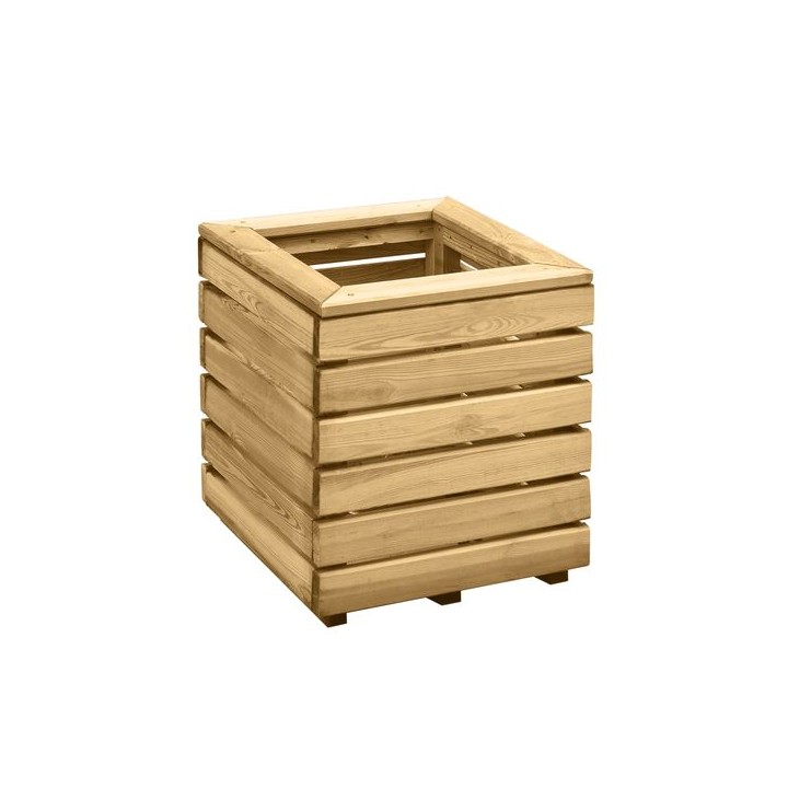 Forest Garden Linear Square Planter 40 x 40