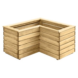 Forest Garden Linear Corner Planter 440 x 800 x 800mm