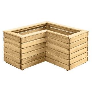 Forest Garden Linear Corner Planter 440 x 800 x 800mm