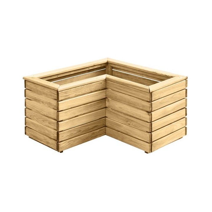 Forest Garden Linear Corner Planter 440 x 800 x 800mm