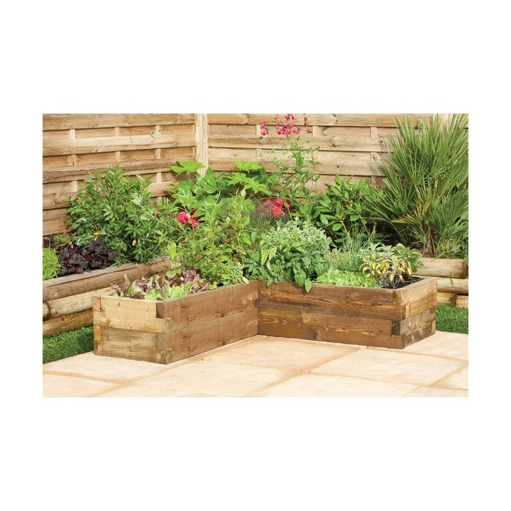 Forest Garden Caledonian Corner Planter 280 x 1310 x 1310mm