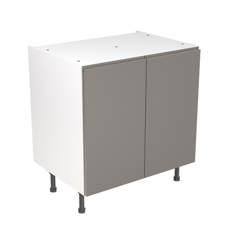 Flatpack Base Unit J-pull Ultra Matt Dust Grey 800mm - FKKJ0836