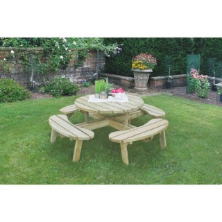 Circular Picnic Table Pressure Treated 2060 x 720 x 2060mm