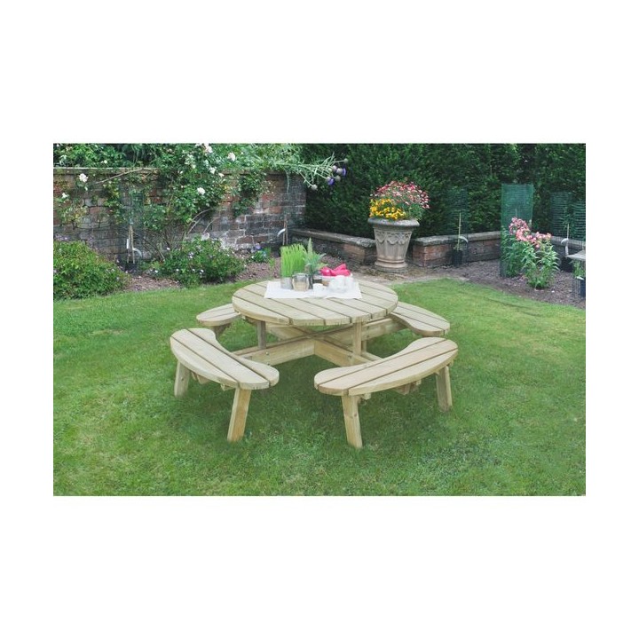 Circular Picnic Table Pressure Treated 2060 x 720 x 2060mm