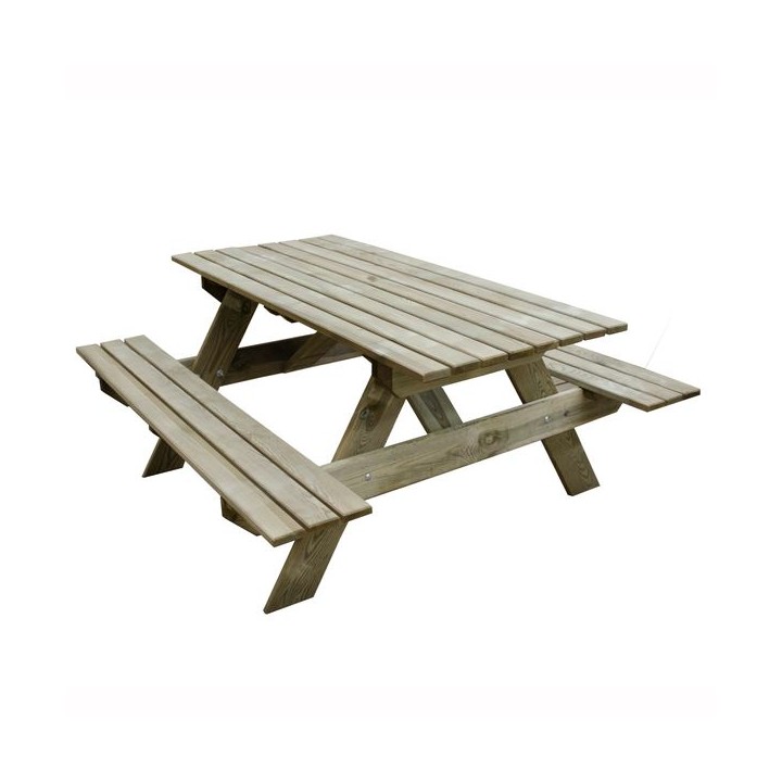 Small Rectangular Picnic Table Pressure Treated 1500 x 700 x 1500mm
