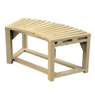 Curved Firepit BENCHES- Pack of 2 Home Delivery