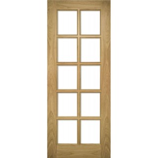 Deanta Bristol Unfinished Oak Bevelled Glaze 1981mm x 686mm x 35mm