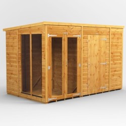 10 x 6 Power Pent Summerhouse With 6ft Side Store