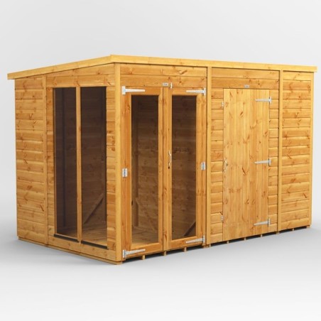 10 x 6 Power Pent Summerhouse With 6ft Side Store
