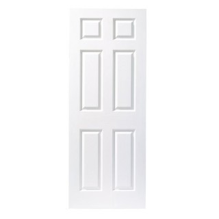 Premdor 6 Panel Grained FD30 Fire Door 2040 x 926 x 44mm