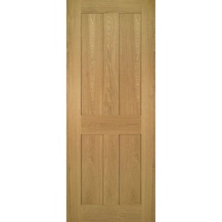 Deanta Eton Unfinished Oak Fire Door 30m 1981mm x 838mm x 45mm