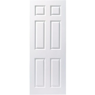 Travis Perkins Moulded 6 Panel White Smooth FD30 Door 1981 x 762 x 44mm
