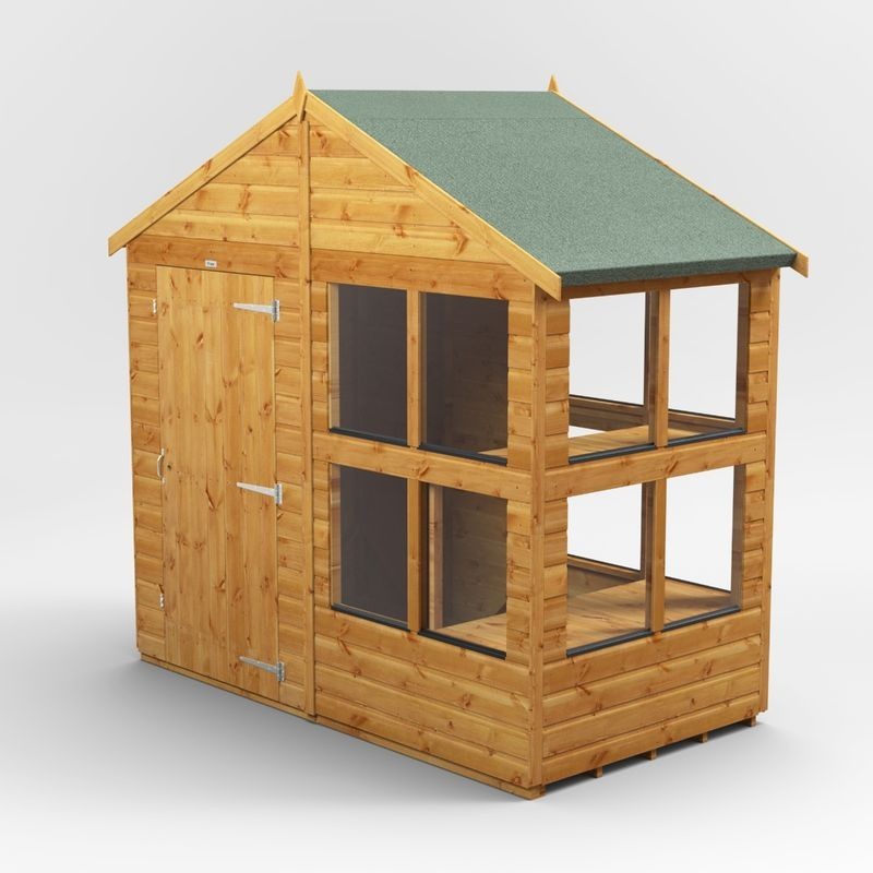 4 x 8 Power Apex Potting Shed