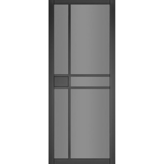 Deanta Dalston Black Prefinished Tinted Glaze 1981mm x 762mm x 35mm