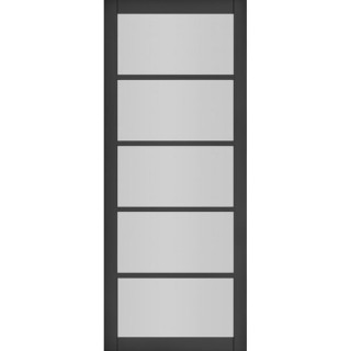 Deanta Shoreditch Black Prefinished Glazed 1981mm x 610mm x 35mm