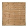 Pressure Treated Decorative Horizontal Hit and Miss Fence Panel 1.8m x 1.8m - Pack of 5